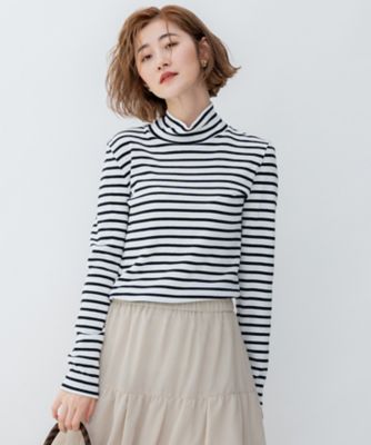 23区 - 23区　オーガニックコットンリブ カットソー オーガニックコットンリブ カットソー（KKWOSA0232