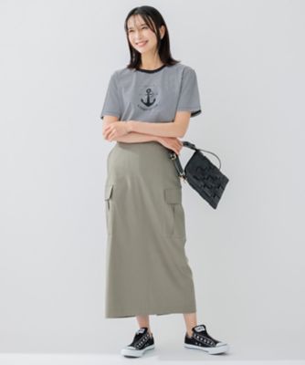 【洗える】アンカーロゴプリント　半袖　Ｔシャツ（ＫＫＷＯＳＭ０３３２）