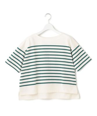 ＢＵＧＩＳ　ハーフスリーブ　ボーダー　Ｔシャツ（ＫＫＷＯＳＭ０４３６）