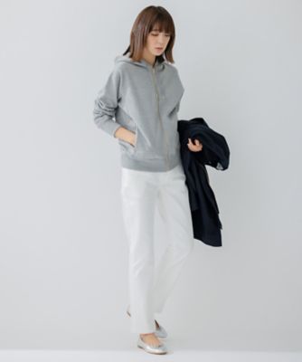 洗える】オーガニックコットンテリー ジップアップ フーディー