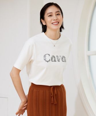 ＜自由区 L (Women/大きいサイズ)＞【カタログ掲載・ＷＥＢ限定カラーあり・洗える】ｃａｖａ　Ｔシャツ（ＫＫＷＲＣＡ００３１）