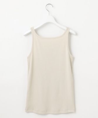 洗える】ソフトリブ タンクトップ（KKWRCA0332） | 自由区 L