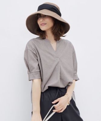 ＜自由区 L (Women/大きいサイズ)＞【ＷＥＢ限定・洗える】トリコットジャージー　カットソー（ＫＫＷＲＣＭ０８６１）