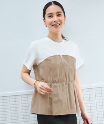 洗える】ビスチェコンビ Tシャツ（KKWRGM0437） | 自由区 L