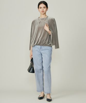 シアーベロア カーディガン（KKWRGW0332） | 自由区 L