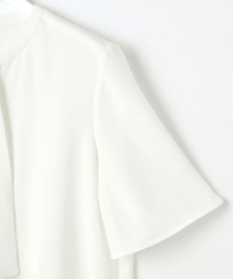【洗える】ストレッチジョーゼット　アシンメトリー　カットソー（ＫＫＷＳＣＭ０４３４）