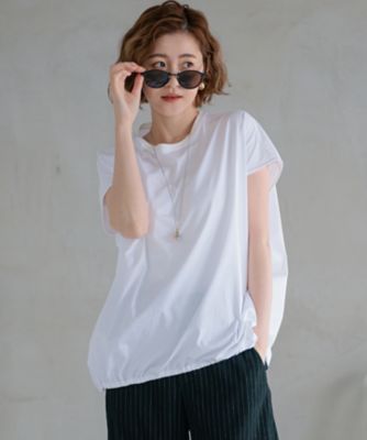 ＜23区 S (Women/小さいサイズ)＞【洗える】ＡＬＢＩＮＩコーコラン　バルーン　Ｔシャツ（ＫＫＷＳＣＭ０５３８）