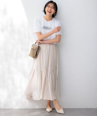 【井波麻里衣さんコラボ】カリグラフィー　刺繍　Ｔシャツ（ＫＫＷＳＣＭ０５４３）