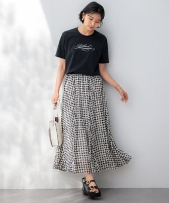 【井波麻里衣さんコラボ】カリグラフィー　刺繍　Ｔシャツ（ＫＫＷＳＣＭ０５４３）