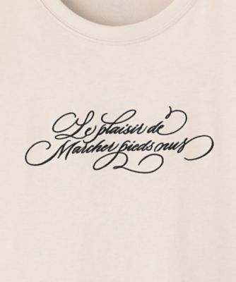 【井波麻里衣さんコラボ】カリグラフィー　刺繍　Ｔシャツ（ＫＫＷＳＣＭ０５４３）