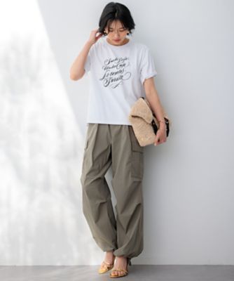 【井波麻里衣さんコラボ】カリグラフィー　プリント　Ｔシャツ（ＫＫＷＳＣＭ０５４４）