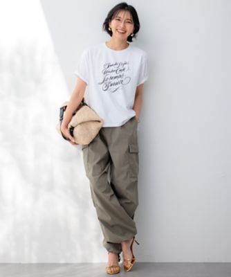 【井波麻里衣さんコラボ】カリグラフィー　プリント　Ｔシャツ（ＫＫＷＳＣＭ０５４４）