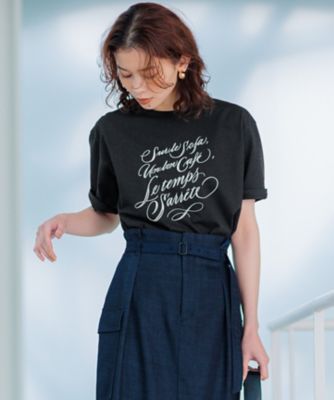 【井波麻里衣さんコラボ】カリグラフィー　プリント　Ｔシャツ（ＫＫＷＳＣＭ０５４４）