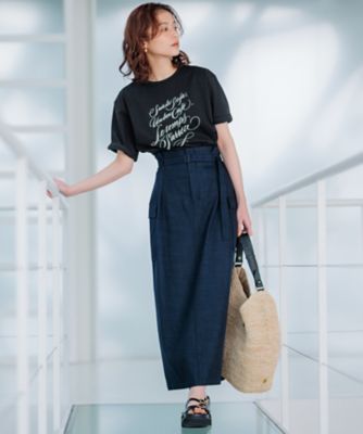 【井波麻里衣さんコラボ】カリグラフィー　プリント　Ｔシャツ（ＫＫＷＳＣＭ０５４４）
