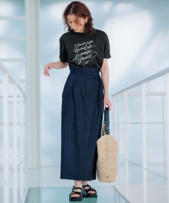 【井波麻里衣さんコラボ】カリグラフィー　プリント　Ｔシャツ（ＫＫＷＳＣＭ０５４４）
