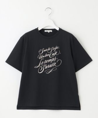 【井波麻里衣さんコラボ】カリグラフィー　プリント　Ｔシャツ（ＫＫＷＳＣＭ０５４４）