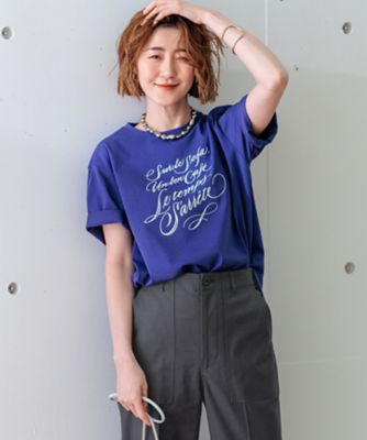 【井波麻里衣さんコラボ】カリグラフィー　プリント　Ｔシャツ（ＫＫＷＳＣＭ０５４４）