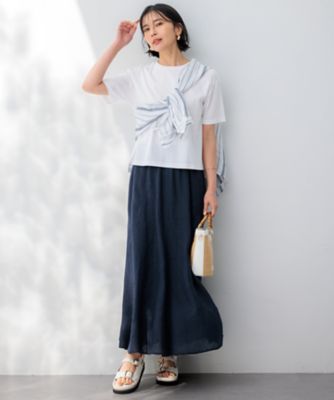【ＧＬＯＷ８月号掲載／接触冷感】半袖　クロップド　ＩＴ　ＴＥＥ（ＫＫＷＳＣＭ０６３５）