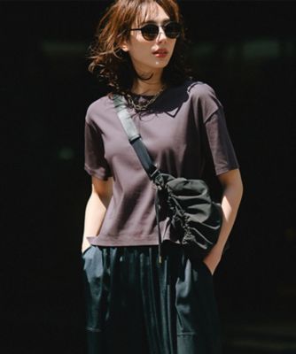 【ＧＬＯＷ８月号掲載／接触冷感】半袖　クロップド　ＩＴ　ＴＥＥ（ＫＫＷＳＣＭ０６３５）