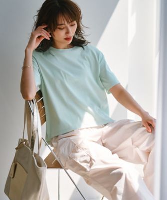 【ＧＬＯＷ８月号掲載／接触冷感】半袖　クロップド　ＩＴ　ＴＥＥ（ＫＫＷＳＣＭ０６３５）