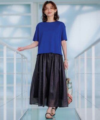 【ＧＬＯＷ８月号掲載／接触冷感】半袖　クロップド　ＩＴ　ＴＥＥ（ＫＫＷＳＣＭ０６３５）