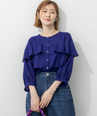 COMMEdesGARÇONS立体モチーフ　ドッキングカットソー　フリル イージーケア】デザインが選べるフリルドッキングカットソー