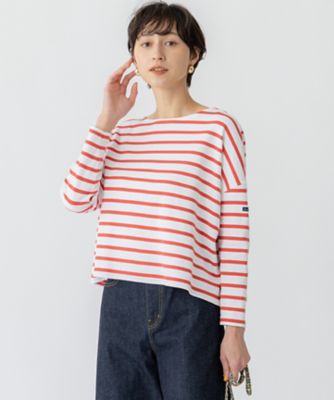 23区 S (Women/小さいサイズ)/ニジュウサンク エス 【洗える】Armor-lux スムース クロップド  ボーダー カットソー(KKWSGM0332)