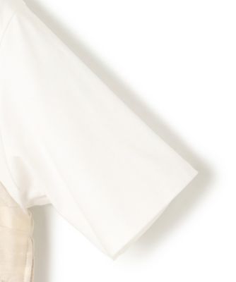 【杏さん着用／ＷＥＢ＆一部店舗限定カラーあり】オーガンジービスチェコンビ　カットソー（ＫＫＷＳＧＭ０４３６）