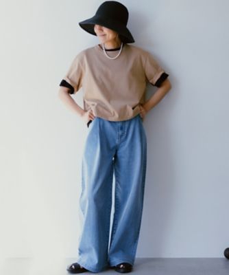 【ＧＬＯＷ６月号掲載／洗える】スビンギザコットン　クロップド　Ｔシャツ（ＫＫＷＳＧＭ０４３８）