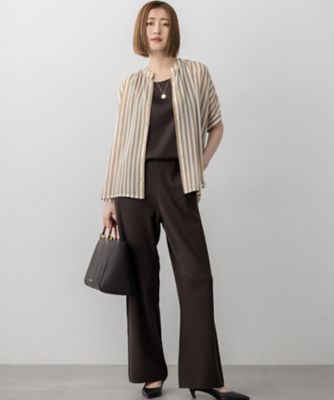 TEOタンクトップ新品S Oggi5月号掲載】ミスティサテン タンクトップ