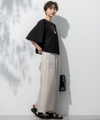 洗える】ハイエンド フレアスリーブ Tシャツ（KKWSGM0534