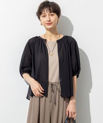 23区 S (Women/小さいサイズ)/ニジュウサンク エス 【洗える】クリアトリコットジャージー ティアードデザイン カットソー(KKWSGM0633)