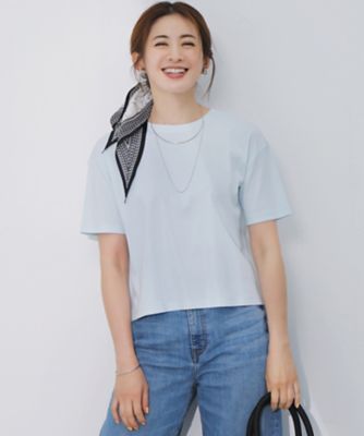 【速乾性／汗じみ防止】半袖　クロップド　ＩＴ　Ｔシャツ（ＫＫＷＳＧＭ０６３５）