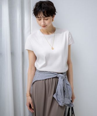 【汗じみ防止／速乾性】フレンチスリーブ　　ＩＴ　Ｔシャツ（ＫＫＷＳＧＭ０６３６）