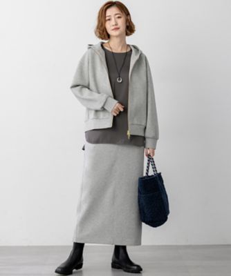 洗える】コットンエアーダンボール コクーン フーディー