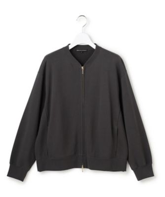 WEB＆一部店舗限定】クリアコットンテリー ダブルジップ ブルゾン 