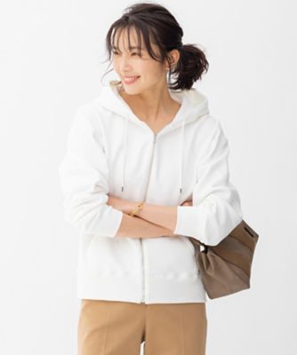 ＜23区 S (Women/小さいサイズ)＞コンパクトフレンチテリー　ジップアップ　パーカー（ＫＫＷＳＩＺ０７２１）