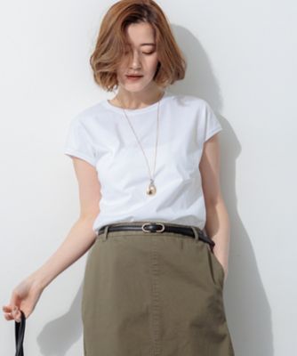 ハイエンド フレンチスリーブ Tシャツ（KKWSLM0639） | 23