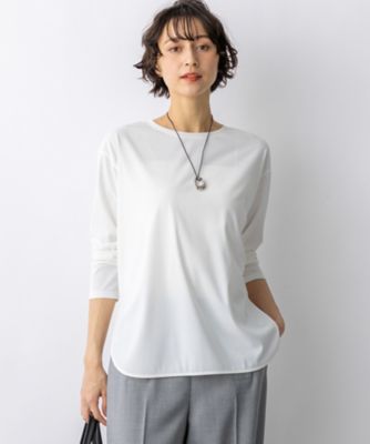 ＜23区 S (Women/小さいサイズ)＞ジョーゼットトリコット　ＴＥＥブラウス（ＫＫＷＳＬＭ６３３８）