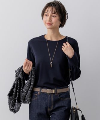 ほずみ　新品　未使用タグ付き　23区　ドットボウタイカットソー 楽天市場】ブラウス ボウタイ（ブランド23区）（トップス｜レディース