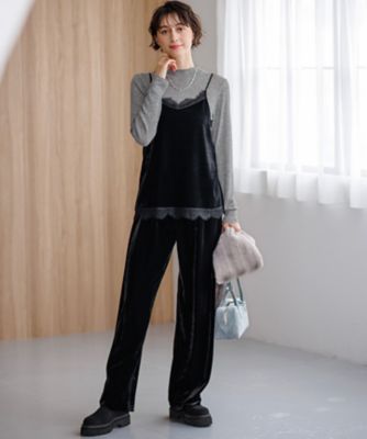 ベロアキャミ ツインセット トップス（KKWSLW6442） | 23区