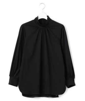 【洗える】ハイネック　フォルム　ロングＴシャツ（ＫＫＷＳＳＡ０３３３）