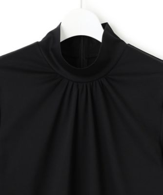 【洗える】ハイネック　フォルム　ロングＴシャツ（ＫＫＷＳＳＡ０３３３）