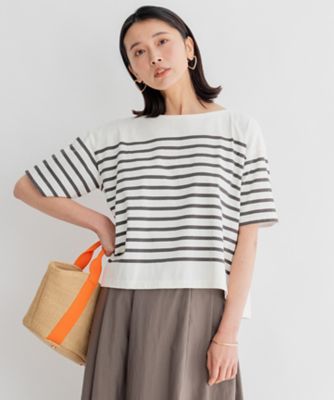 ＢＵＧＩＳ　ハーフスリーブ　ボーダー　Ｔシャツ（ＫＫＷＳＳＭ０４３６）