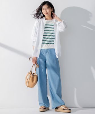 ＢＵＧＩＳ　ハーフスリーブ　ボーダー　Ｔシャツ（ＫＫＷＳＳＭ０４３６）