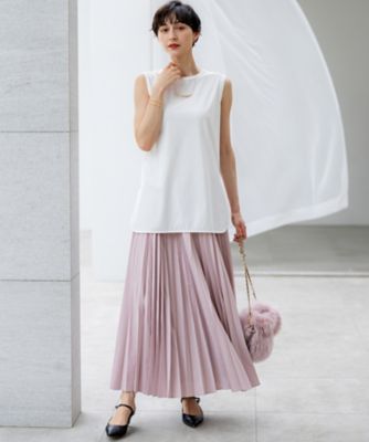 新色追加／洗える】コットンベアジャージー ノースリーブ Tシャツ