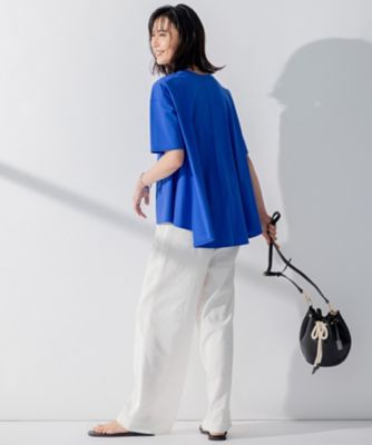 【洗える】ＡＬＢＩＮＩジャージー　バックフレア　Ｔシャツ（ＫＫＷＳＳＭ０５３４）
