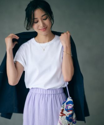 ＜23区 S (Women/小さいサイズ)＞【一部店舗限定】フレンチスリーブ　ＩＴ　ＴＥＥ（ＫＫＷＳＳＭ０８６０）