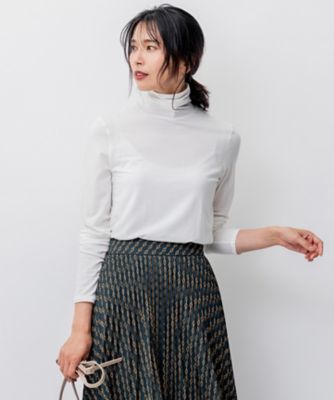 ＜23区 S (Women/小さいサイズ)＞【杏さん着用／洗える】ベアタートル　シアー　カットソー（ＫＫＷＳＳＷ０４３６）