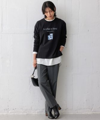 【洗える】Ｌｅ　ｃｏｌｌａｇｅ　ロゴロンＴＥＥ（ＫＫＷＷＣＡ０３３６）
